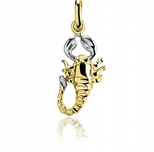  CIONDOLO IN ORO PENDENTE SEGNO ZODIACALE SCORPIONE 585