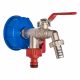 Frizione, adattatore per sistema di irrigazione - Connettore Collegamento Mauzer Bradas serbatoio IBC DOPPIO rubinetto 1/2" + IBC 1/2"