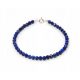  Bracciale LAPIS LAZULI Perline di lazurite, sfaccettatura di 4 mm