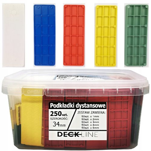 Deckline 1159 Distanziatori in PVC 3,4 cm x 10 cm