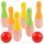  BOWLING IN LEGNO colorato per palline per bambini SP0668