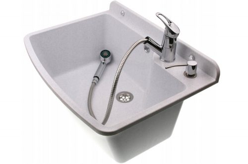 Lavabo Zelvo Eco, tonalità del grigio