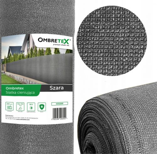 Copertura RETE OMBREGGIANTE Grigia 1,5x50m 95% 200g