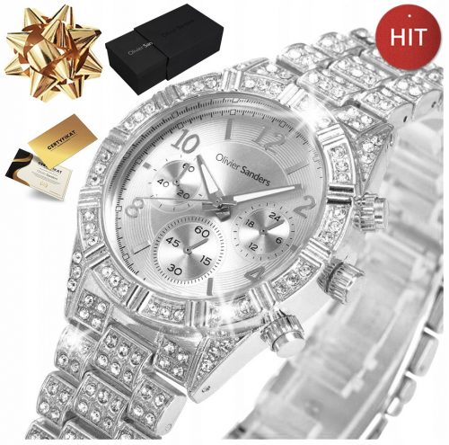  OROLOGIO DA DONNA IN ARGENTO CON CRISTALLI SWAROVSKI 925 IN REGALO PER TUA MOGLIE