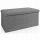  Pouf imbottito Wide Decor 80x40x40 cm grigio