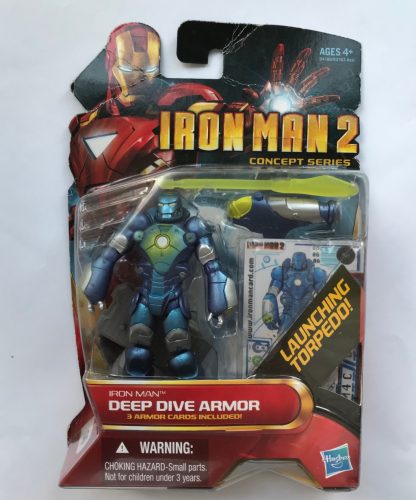  FIGURA IRON MAN 2 - ARMATURA DA IMMERSIONE PROFONDA 93763 HASBRO