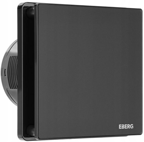 Ventilatore da bagno EBERG EVO BM 100HT, nero opaco, 100 mm