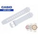  Cinturino CASIO LRW-250 LRW-250H, bianco lucido 12mm