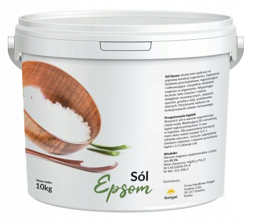  Solgal Epsom Salt 10 kg di sale da bagno