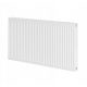 Radiatore a pannello in acciaio Purmo 1222 W bianco 1200 x 600 x 60 mm - attacco laterale