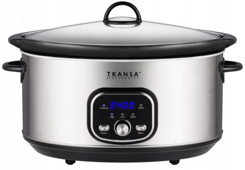  Transa Electronics SlowCooker Large 6,5 l argento/grigio 320 W