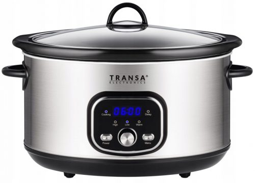  Transa Electronics SlowCooker Medium 4,5 l argento/grigio 280 W