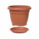  Vaso da fiori Prosperplast 45 cm x 45 x 35 cm diametro 45 cm plastica tonalità arancio