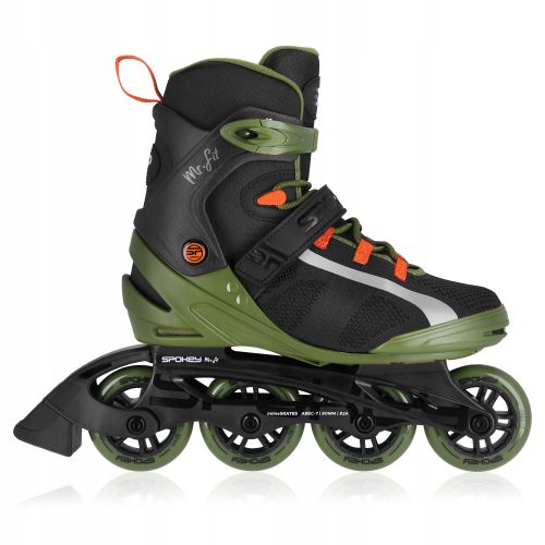  Pattini in linea da uomo Spokey MrFIT ABEC7 Carbon, taglia 43