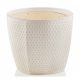 Coprivaso da fiori - Vaso da fiori 15 x 17 cm in ceramica beige