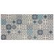 Pannelli da parete Patchwork 3D RIVESTIMENTO IN PVC BLU OPACO