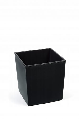  Vaso da fiori Lamela 40 cm x 40 x 41 cm diametro 40 cm plastica nera