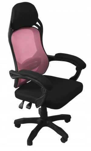  SEDIA GIREVOLE OSCAR SEDIA DA UFFICIO NERO ROSA