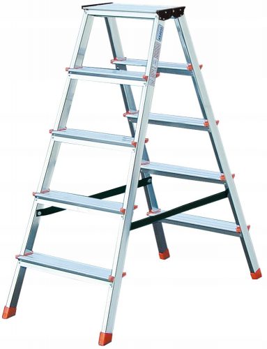 Scala Krause 2,65 m alluminio 2 x 5 fino a 150 kg