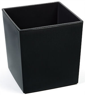  Vaso da fiori Lamela 30 cm x 30 x 31 cm diametro 30 cm plastica nera