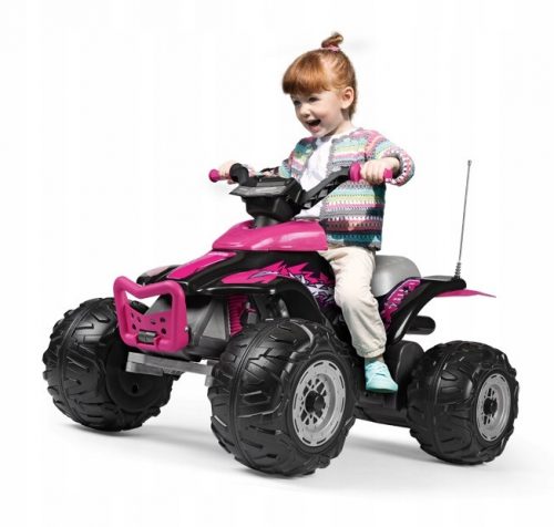  PEG PEREGO CORRAL T-REX PINK QUAD da bambina