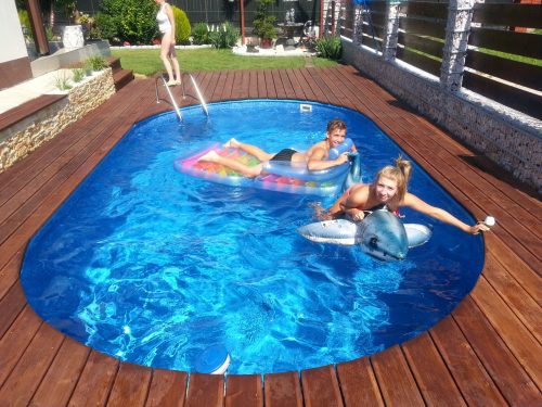 Piscina ANPO ovale 700 x 350 cm