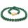  COLLANA DA DONNA Pietre di malachite pressata 55 cm