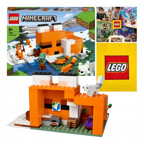  LEGO Minecraft 21178 L'Habitat della Volpe + 2 altri prodotti