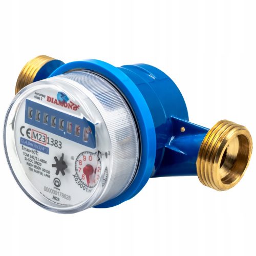 CONTATORE ACQUA ANTIMAGNETICO DIAMANTE 3/4" 4,0m3/h.