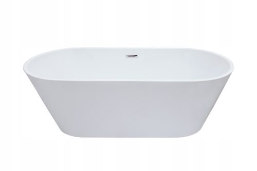 Vasca da bagno freestanding in acrilico Braider Altaria scarico centrale 160 x 75 cm