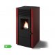  Stufa a pellet monofunzione in acciaio Eva Calor, 9 kW