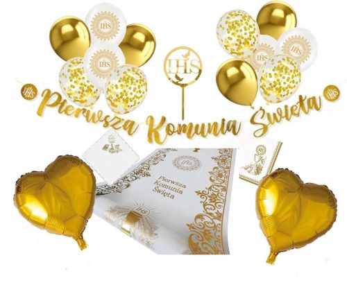  Tutte le decorazioni necessarie per la COMUNIONE gold_Ku3