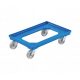 CARRELLO PER CONTENITORI EURO 60X40 BLU