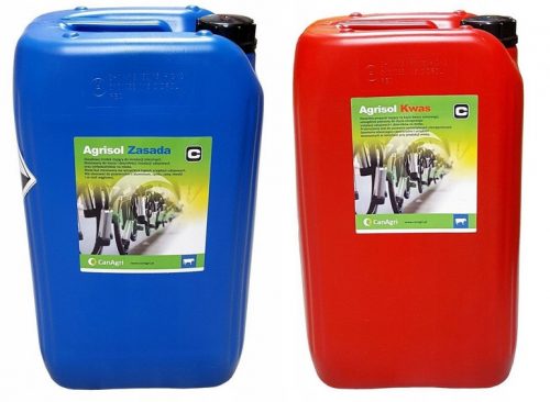 AGRISOL DETERGENTE A BASE E ACIDO PER MUNGITRICI 24KG