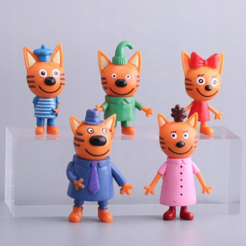  5x personaggi della famiglia GATTINI Pudding Cracker Marshmallow