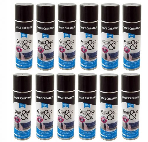 TAPICER Colla Spray per tappezzeria 500ml SET DA 12