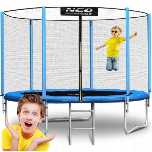  Trampolino Neo-Sport con rete 312 cm FT 10 (304-312 cm)