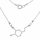  COLLANA IN ARGENTO DOPAMINA FORMULA CHIMICA ARGENTO