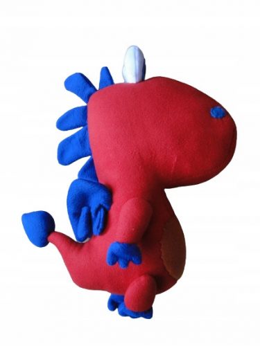  MASCOTTE IN PELUCHE DRAGO EDZIO 45cm