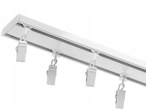 Bastone per tende BINARO DA SOFFITTO profilo ALU SLIM 300 cm