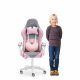  HELL'S CHAIR Sedia da gaming Rainbow Bianco-Grigio, ecopelle bianca