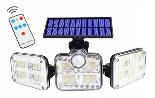  LAMPADA SOLARE 122 LED COB sensore di movimento REMOTE E084