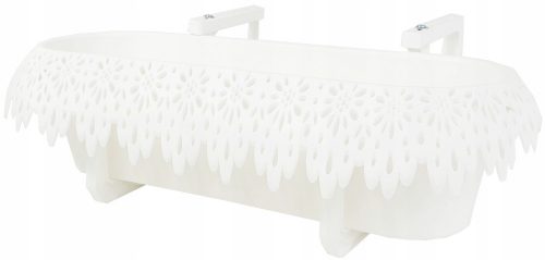  Cassetta da balcone 62 x 24 cm, plastica