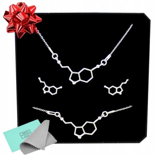  Set di gioielli in argento con serotonina