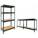 AR-SHELVING scaffale da magazzino in metallo 180 x 90 x 45 cm max 360 kg per ripiano