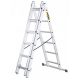 Scala Drabest 3,98 m alluminio 3 x 6 fino a 150 kg