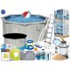 Piscina a pannelli rotonda Bestway 360 x 360 cm