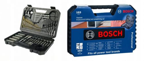  Bosch 2608594070 set trapano e punte 103 pz.