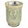  PORTA CANDELE VASO ORGANIZZATORE MOSAICO CHAMPAGNE ARGENTO