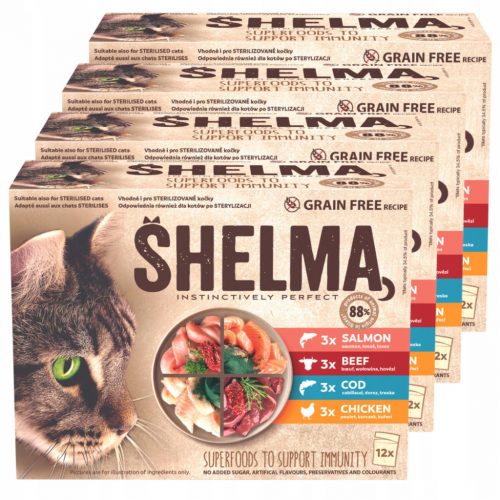  Shelma cibo umido mix di gusti 2,04 kg